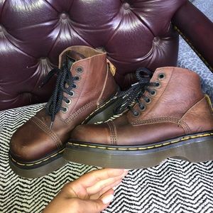 Dr Martens boots - brown - UK 7 mens / US 8 mens / US 9 womens
